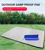 Waterproof Picnic Mat Beach Mattress Sleeping Pad Aluminum Foil EVA Foam Mat Outdoor Tent Footprint Ultralight Camping Mat - Lootquake