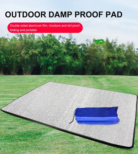Waterproof Picnic Mat Beach Mattress Sleeping Pad Aluminum Foil EVA Foam Mat Outdoor Tent Footprint Ultralight Camping Mat - Lootquake