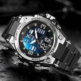 [Men's Digital Chronograph Watch] Multi-sport Chronograph Watch Men's Digital Quartz Watch With Alarm Luminous Date The Ideal Gi - Lootquake