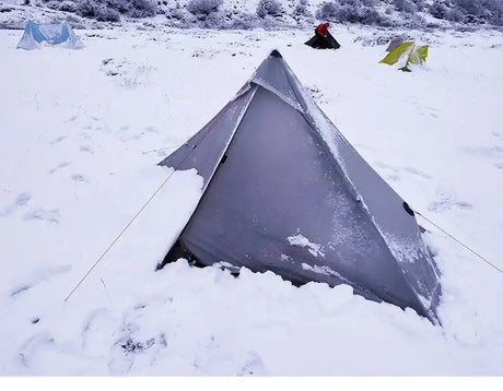 [HODR] 3F UL GEAR Lanshan 1 pro Tipi Tent Rodless Solo Ultralight 690g 20D Nylon Fabric Camping Season Tent Trekking Tents - Lootquake