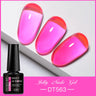 7ml Milky Jelly White Gel Nail Polish Natural Luster Long Lasting Nail Art All for Home DIY Manicure Soak Off UV LED Gel Vernis