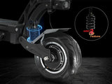 Trottinette électrique Yume Hawk Pro 6 000 W à double moteur, accélérateur au pouce, écran NFC, vitesse maximale : 85 km/h, batterie 60 V-30 AH, autonomie maximale : 100 km