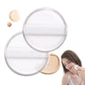 Borla de polvo de gel de silicona suave, transparente, con cojín de aire, para base líquida, crema, licuadora cosmética, herramientas cosméticas