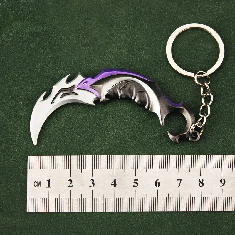 16cm Valorant Game Weapon Big Melee Reaver 2.0 Karambit Knife Metal M4 Samurai  Alloy Model Desk Decoration Display Gift Toy - Lootquake