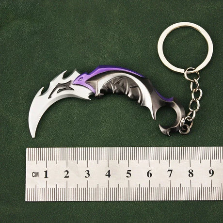 16cm Valorant Game Weapon Big Melee Reaver 2.0 Karambit Knife Metal M4 Samurai  Alloy Model Desk Decoration Display Gift Toy - Lootquake