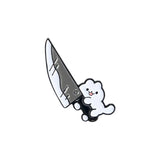Kitten Dagger Enamel Pin Brooch for Clothing, Bags, Backpacks, Jackets, Hats