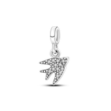 Silver Plated Women Link Chain Fine Necklace Fit Mini Dangle Charms DIY Fashion Pendant Collar - Lootquake