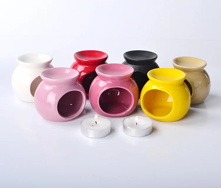 Essential Oil Burners Wax Melt Warmer Aromatherapies Aromas Diffuser Furnaces Ceramics Tealight Holder Decors