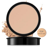 Pressed Powder Waterproof Long-lasting Full Coverage Face Compact Setting Powder Makeup Foundation Oil Control Cosmetics