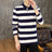Male Sweatshirts 100℅ Cotton Pullover Stripe Business Formal Red Mens Polo Shirts Clothing Deals High Quality New Luxury Sale Xl - Lootquake