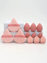 12 Piece All Purpose Makeup Sponge Set with Loose Powder Puffs Mini Air Cushion Puffs Beauty Eggs and Mini Beauty Sponges