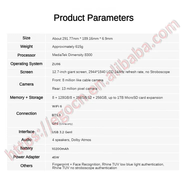 Tableta Lenovo Pad Pro 12.7 de segunda generación con ROM global (versión 2025), Android, pantalla LCD de 2944 x 1840, para videojuegos, oficina, aprendizaje y juegos.