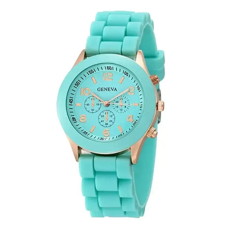 Watch Hot Sales Geneva Brand Silicone Women Watch Ladies Fashion Dress Quartz Wristwatch Female Watch Montre Relogio Feminino - Lootquake