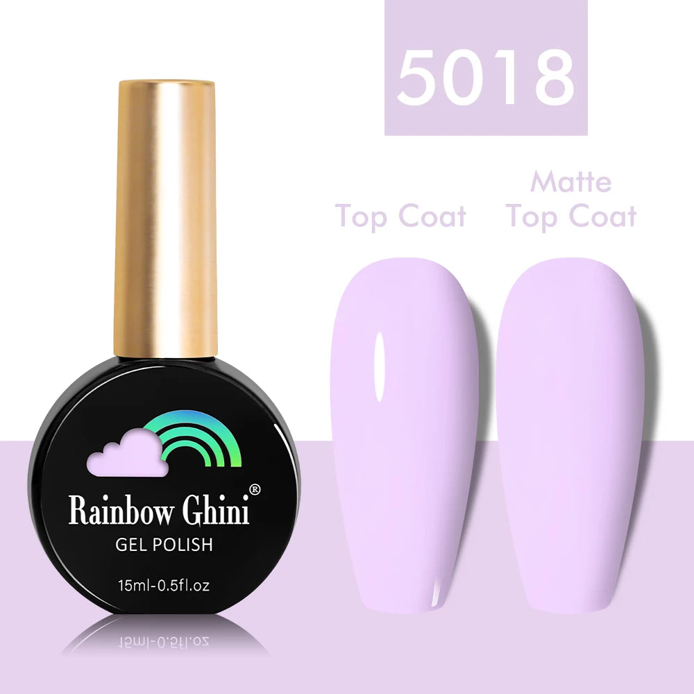 Rainbow Ghini UV LED Glitter Purple Gel Nail Polish 15ml Manicure Art Accessories Nail Glue Supplies for Professionals Varnishes