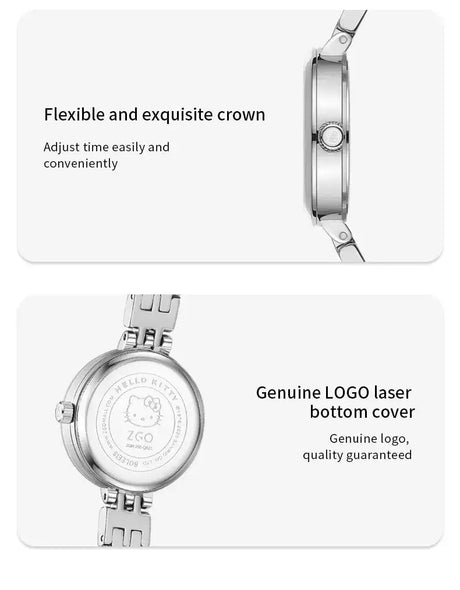 ZGO X Sanrio Hello kitty Watch For Women Minority Light Luxury Waterproof Quartz Watches Girls Jewelry Birthday Gifts 295 - Lootquake
