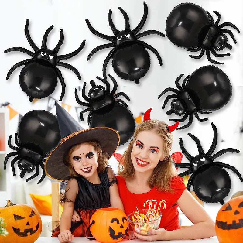 Halloween Balloon Decoration Set Aluminum Foil Balloons Halloween Themed Party Supplies Alien Cartoon Balloons for Home Decor