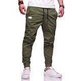 2025New Men's Casual Sports Pants Sweatpants Male Jogger Cargo Harem Pencil Pants Trousers Multi-pocket Sweatwear