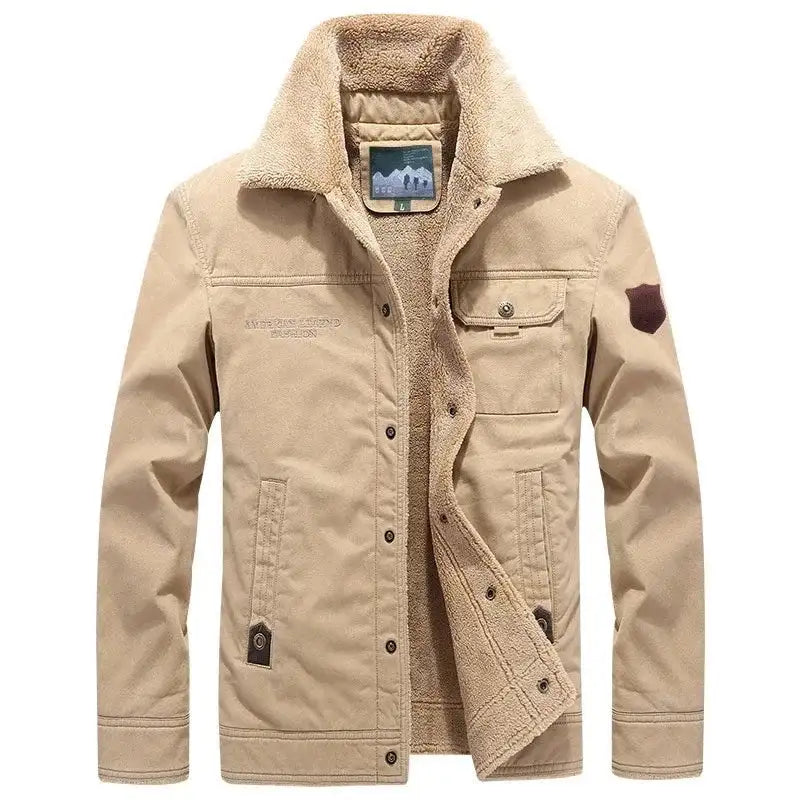 Windbreaker Winter Jacket Men Thick Wool Liner Warm Jackets Male Outdoor Military Mens Coats Chaqueta Hombre Plus Size M-6XL - Lootquake