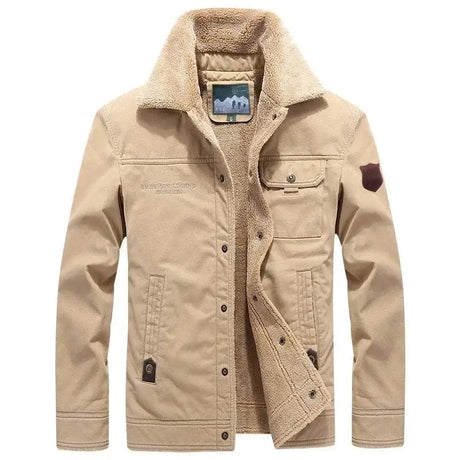 Windbreaker Winter Jacket Men Thick Wool Liner Warm Jackets Male Outdoor Military Mens Coats Chaqueta Hombre Plus Size M-6XL - Lootquake