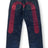 Jeans Women Gothic Y2K Retro Streetwear Black Cargo Punk Vintage Kpop Print Wide Leg Denim Panrts Female Autumn Trousers Pants - Lootquake