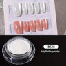 Water Glossy White Nail Chrome Powder Elegant Moonlight Fine Rubbing Dust DIY Charm Gentle Style Wedding Decor Manicure Pigment