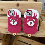 Ice Cream Cinnamoroll Bear Cartoon Rubber Soft Phone Case