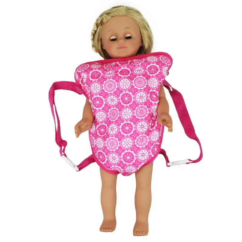 For 15-18 Inch American Doll Toys Newborn Doll Fashion Backpack, Safety Seat, Blanket, Sleeping Bag, Gift for Girls - Lootquake