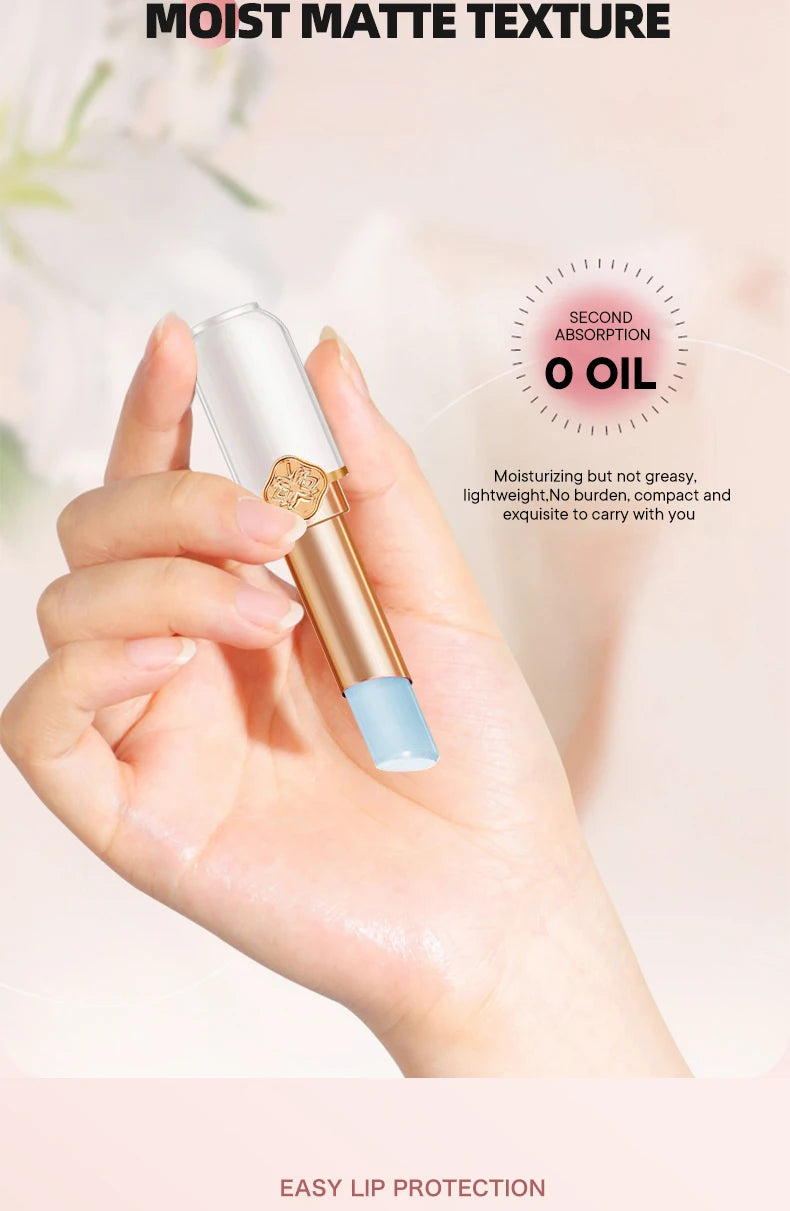 Fruit flavored moisturizing lipstick, neutral and natural, lip care, used to moisturize and prevent dryness, care for lip skin
