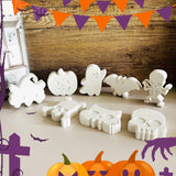 Halloween Decoration Diy Mold Skeleton Bat Mask Jack Ghost Silicone Mould Car Aromatherapy Plaster Doll Pinch Molds
