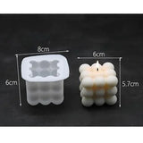 Molde para velas navideñas, hecho a mano, de silicona 3D, para jabón, velas aromáticas, decoración del hogar