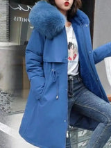 New In Coats & Jackets Women's Winter Padded Jacket Loose Casual Outerwears Fleece Hodded Windbreaker Elegant Office Lady's Coat - Lootquake