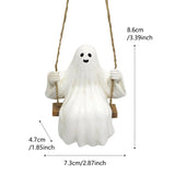 Halloween Decorations Ghost Figurines Halloween Ghost Hanging Ornament for Halloween Holiday Parties Decor