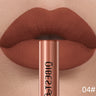 QIBEST Rouge à lèvres liquide mat Waterproof longue tenue Velours Gloss à lèvres Tube de teinte Pigment Nude mat Rouge à lèvres Maquillage des lèvres
