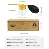 Refillable Barber Powder Spray Bottle Hair Building Fiber Applicator Talc Powder Blower Puffer Tools Salon Accessories
