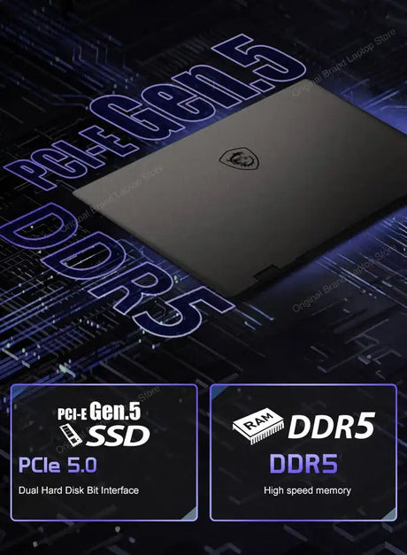 2024 MSI Sword 17 HX Laptop 17 Inch 2.5K QHD 240Hz IPS Screen Netbook i7-14700HX 16GB 1TB SSD RTX4060 Gaming Notebook Computer - Lootquake