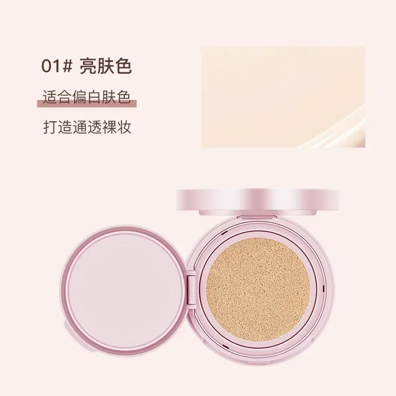 Crema CC hidratante con cojín de aire, crema BB blanqueadora con control de grasa, maquillaje de larga duración, resistente al agua, base hidratante natural.