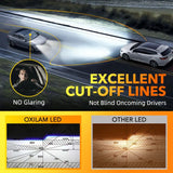 OXILAM  2Pcs 22000LM 120W H7 LED Headlamp Canbus For Chevrolet Fiat Lada Volvo Hyundai Citroen Lexus Suzuki Best Led H7 Light - Lootquake