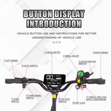 2024 5600W 60v38ah 11-inch off-road vacuum tire electric scooter with maximum speed of 85km/h and cruising range of 90km