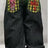 Y2K Pocket Fashion Embroidery Street Harajuku Gothic Retro High Waisted Loose Casual Jeans American Hip-hop Wide Leg Pants - Lootquake