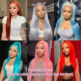 613 Honey Blonde Straight 13x6 HD Lace Frontal Human Hair Wig | Transparent Brazilian Remy 13x4 Lace Frontal for Women