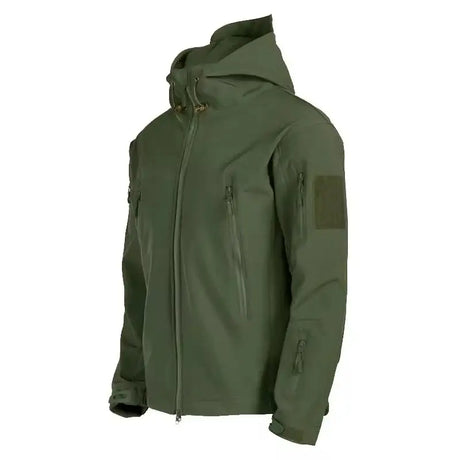 2024 New Outdoor Jackets Men Shark Skin Soft Shell Tactical Waterproof Windbreaker Jacket Mens Hooded Bomber Coats Hiking - Lootquake