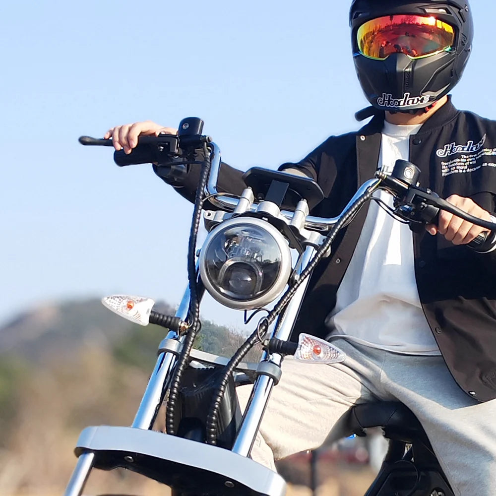 60V25AH 4000W Motor Citycoco Electric Scooter 18 Inch Snowfield Off-road Tire Max Speed 60-70KM/H Max Load 250KG USA STOCK