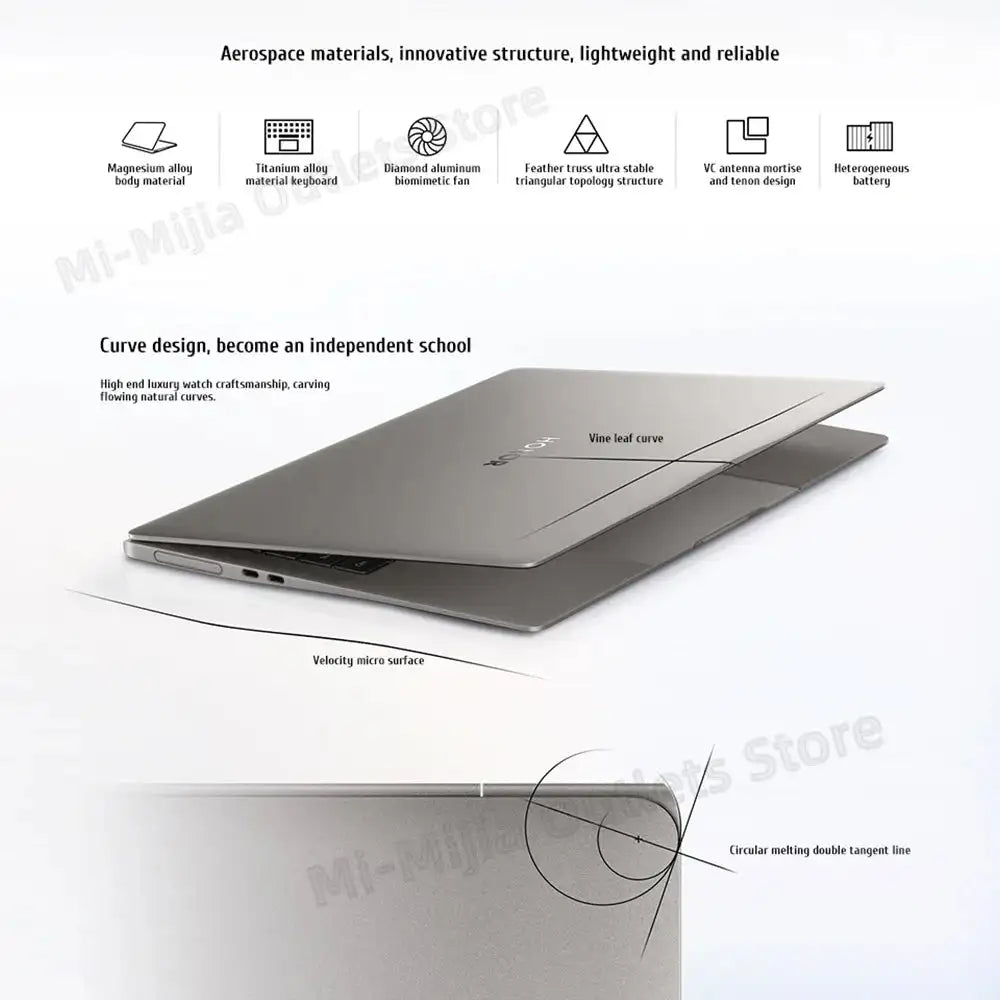 Honor MagicBook Art 14 Snapdragon Edition 1kg Ultra Thin Laptop X Elite 32G 1T 3.1K Eye Screen Notebook - Lootquake