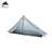 [HODR] 3F UL GEAR Lanshan 1 pro Tipi Tent Rodless Solo Ultralight 690g 20D Nylon Fabric Camping Season Tent Trekking Tents - Lootquake