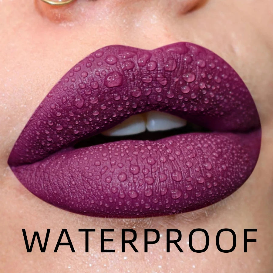 Luxurious Lip Glaze - Dewy Long-Lasting Wear, Waterproof & Moisturizing, High Pigment Lip Tint Oil, Essential Beauty Makeup for