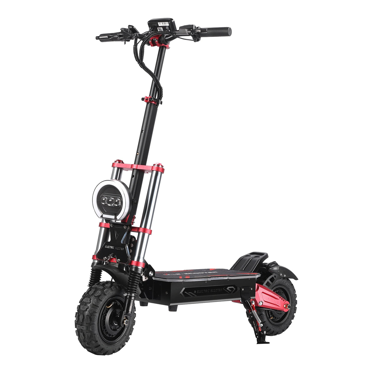 Patinete eléctrico Boyueda S5-11, motor de 6000 W, batería de 60 V y 38 Ah, control por aplicación de seguridad NDavid, neumáticos silenciosos