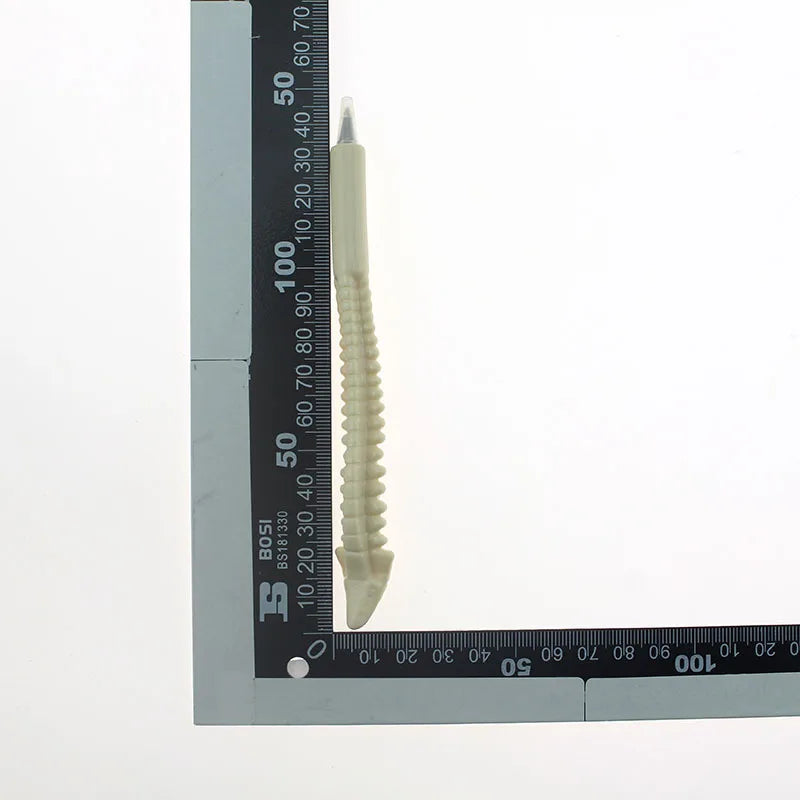 1 bolígrafo creativo Lytwtw's con forma de hueso humano, divertido material escolar y de oficina, regalo novedoso, recompensa, bonito recambio Kawaii.