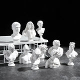 Nordic Style Gypsum Portraits Plaster Bust Statue Greek Mythology Figurine Famous Sculpture Desktop Ornament Drawing Practice