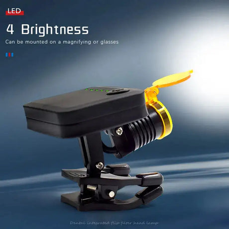 Wireless Dental Headlight Clip-on Headlamp With Optical Filter for Dental Lab Surgical Medical ENT Integrated Headlamp - Lootquake