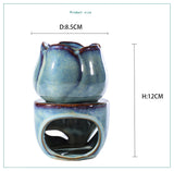 Tulip Ceramic Essential Oil Incense Burner Candle Oil Incense Burner Home Fragrance Accessories home decorations